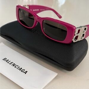 BALENCIAGA Dynasty Rectangular Sunglasses, 51mm